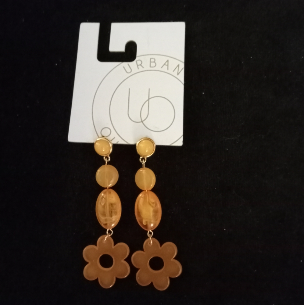 Urban Outfitters Gold Statement Earrings